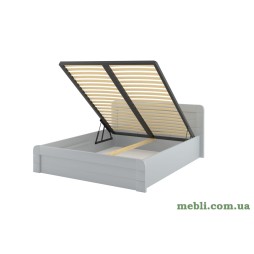 Двоспальне ліжко (підйомний механізм) Mebigrand Тоскана Люкс Світло-сірий (RAL 7040) 140х190