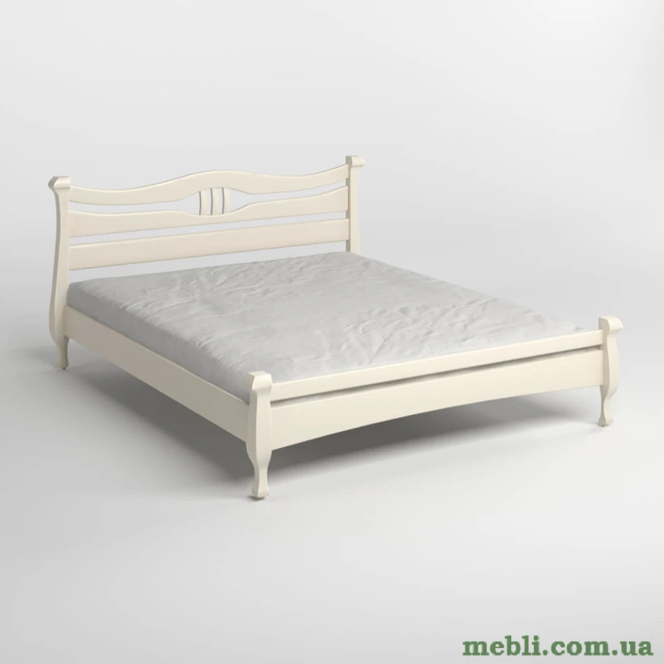 Двоспальне дерев'яне ліжко Mebigrand Даллас Рожевий (S2060R30B) 140х200