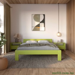 Двоспальне дерев'яне ліжко Mebigrand Делі Лайм (S3050G70Y) 160х200