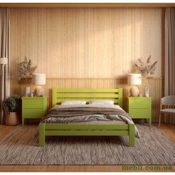 Двоспальне дерев'яне ліжко Mebigrand Прем'єра Лайм (S3050G70Y) 180х200