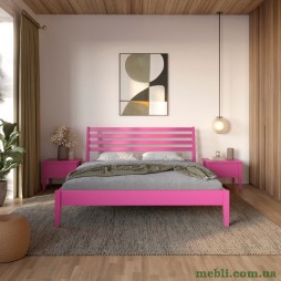 Двоспальне ліжко Mebigrand Челсі Рожевий (S2060R30B) 180х190