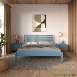 Двоспальне ліжко Mebigrand Челсі Сіро-синій (S7010R90B) 180х190