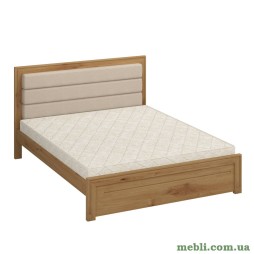 Односпальне ліжко Mebigrand Торонто Т5 Горіх світлий/Аляска 01 80х190