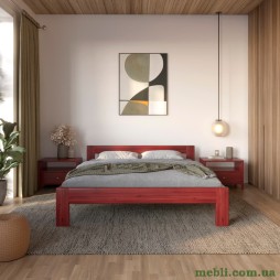 Односпальне дерев'яне ліжко Mebigrand Делі Махонь 70х200
