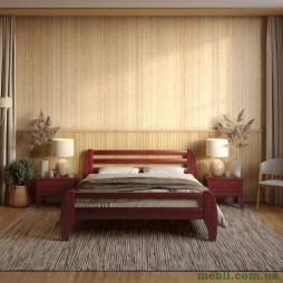 Односпальне дерев'яне ліжко Mebigrand Мілан Махонь 80х190