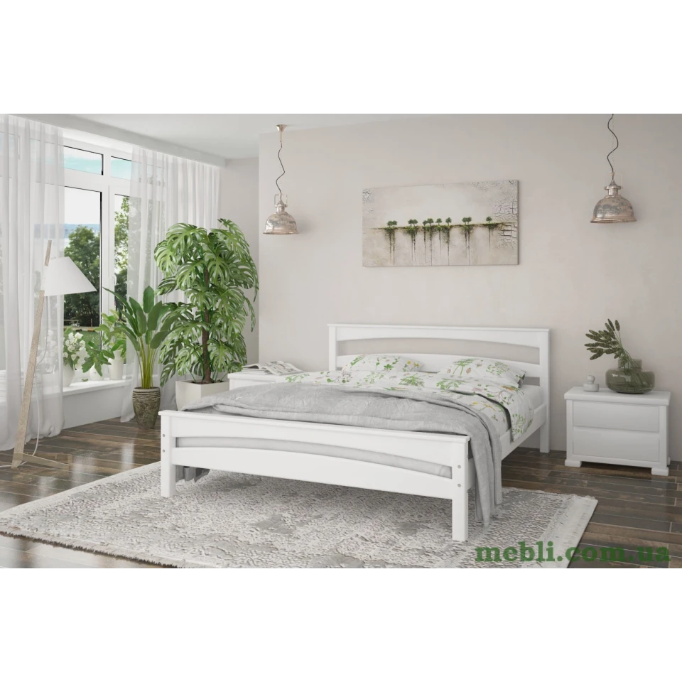 Полуторне ліжко Mebigrand Чикаго Сіті Білий (RAL9003) 120х200