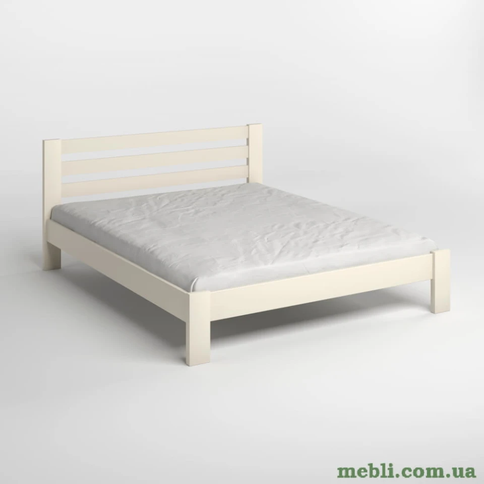 Полуторне дерев'яне ліжко Mebigrand Колумбія Айворі (S0505Y30R) 120х190