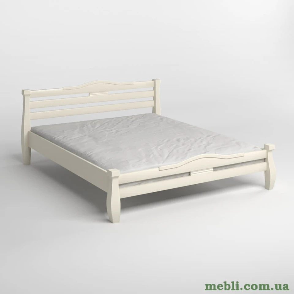 Полуторне дерев'яне ліжко Mebigrand Монако Айворі (S0505Y30R) 120х200