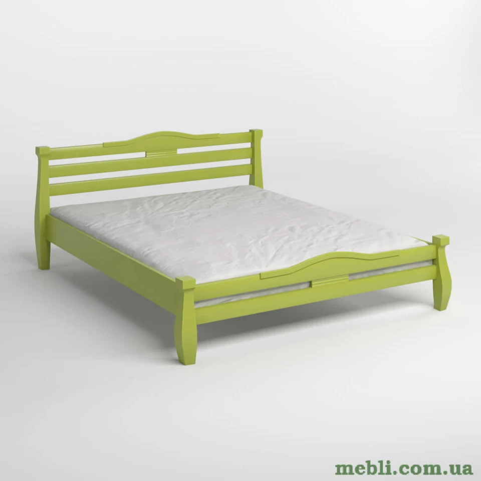 Полуторне дерев'яне ліжко Mebigrand Монако Лайм (S3050G70Y) 120х190