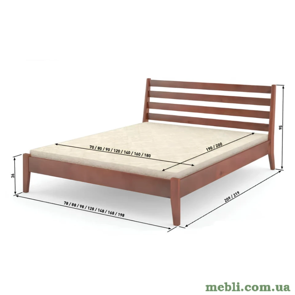 Полуторне ліжко Mebigrand Челсі Айворі (S0505Y30R) 120х190